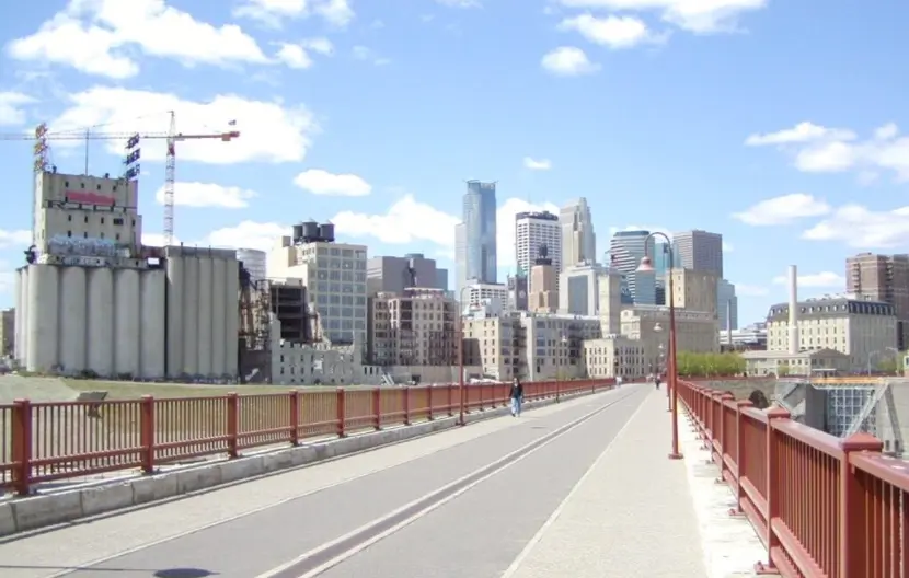 Downtown Minneapolis, Minnesota skyline
